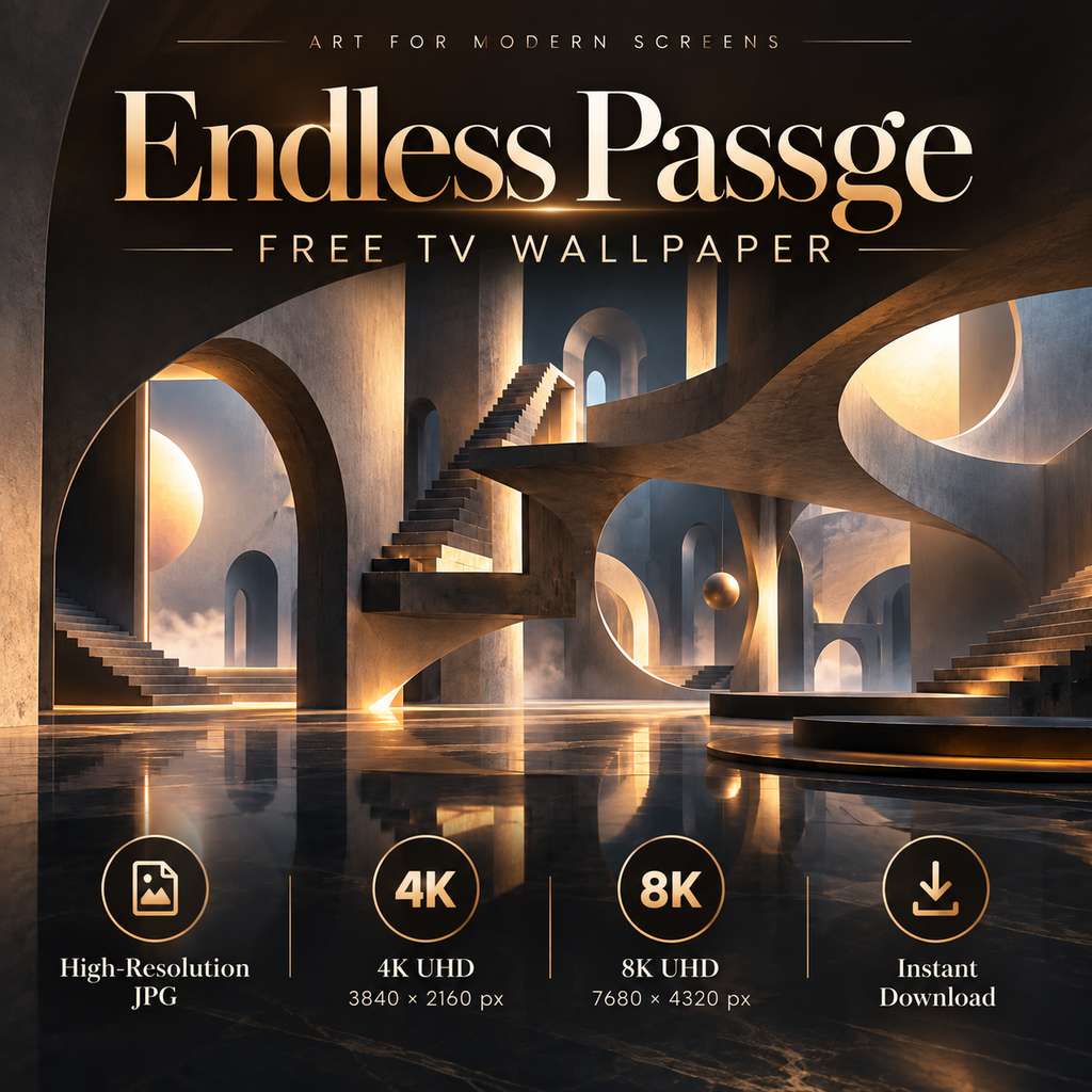 Endless Passage – Free 4K & 8K TV Wallpaper