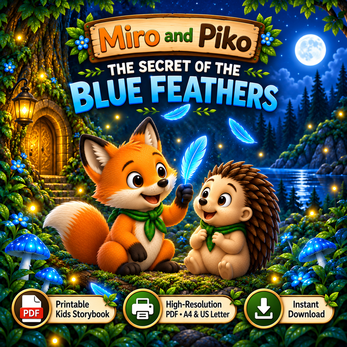Miro and Piko — The Secret of the Blue Feathers — Miro’s Adventures Book 4