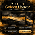 Abstract Golden Horizon – Free 4K Wallpaper | Digital Download