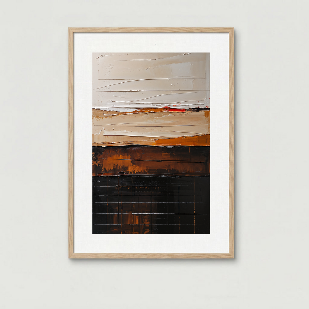 Abstract Textured Terrain Landscape Art | Digital Download