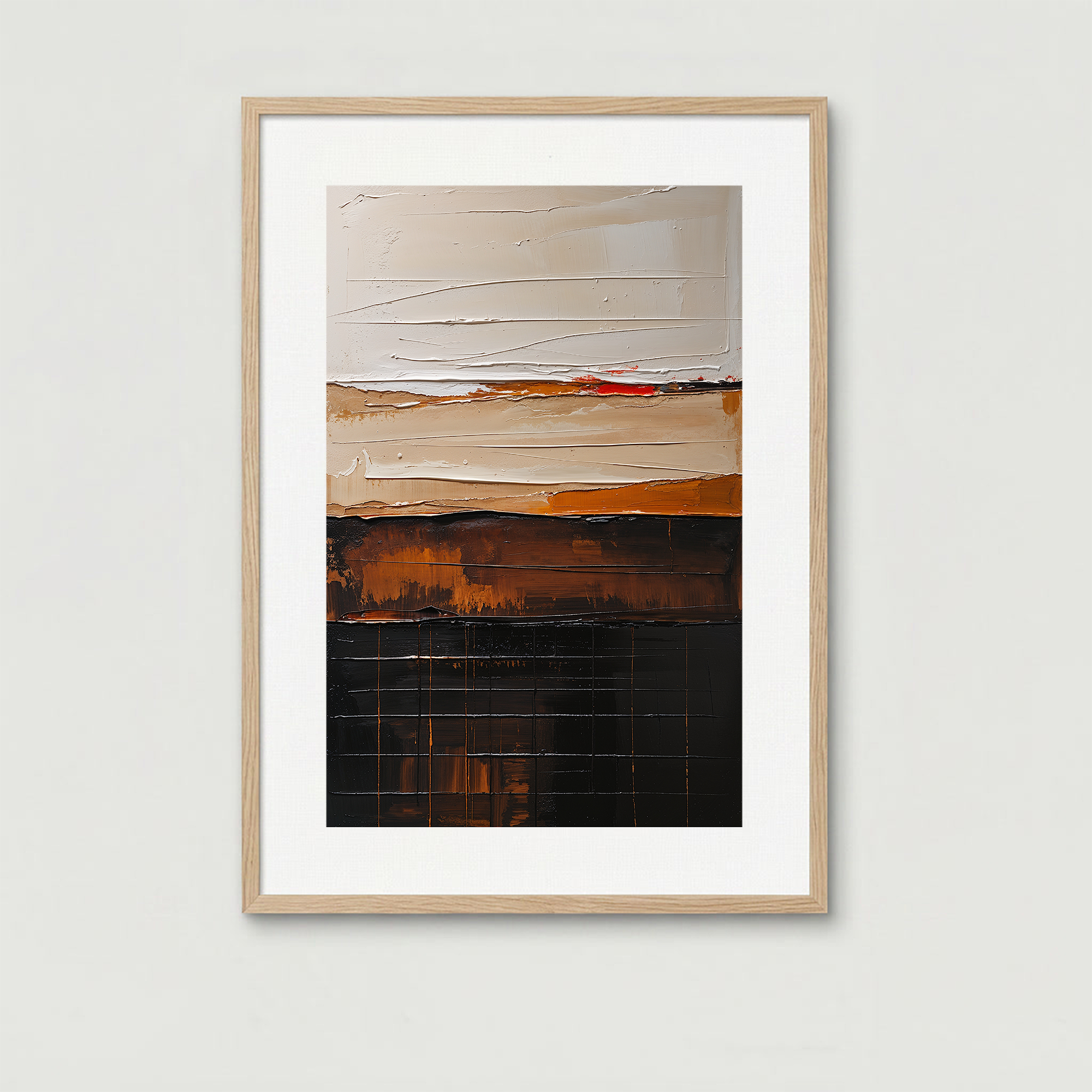 Abstract Textured Terrain Landscape Art | Digital Download