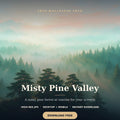 4K Misty Pine Valley | Free Digital Download