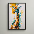 Abstract Giraffe Wall Art II | Digital Download