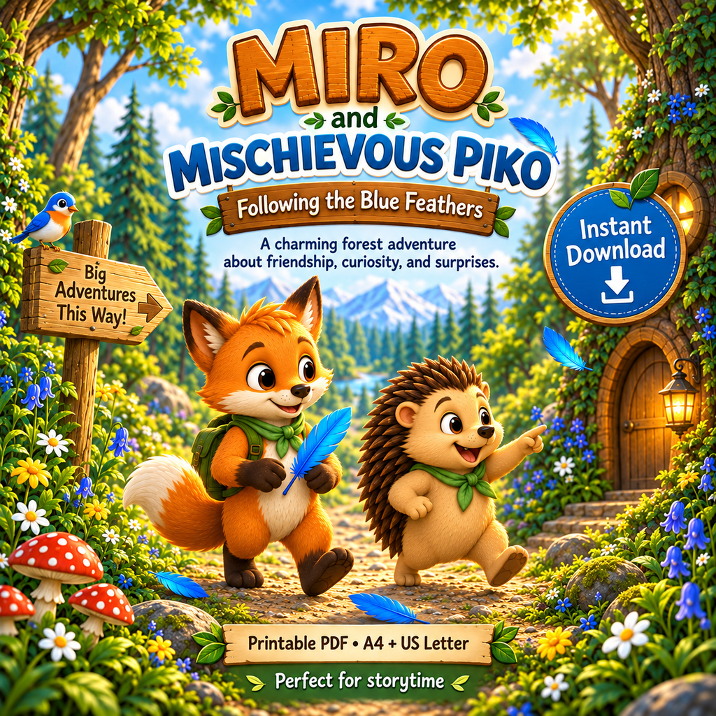 Miro and Mischievous Piko: Following the Blue Feathers — Miro’s Adventures Book 2