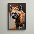 Abstract Hyena Wall Art | Digital Download