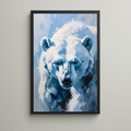 Abstract Polar Bear Wall Art | Digital Download