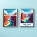 Grand Canyon Arizona Landscape Art Print | Digital Download