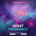 Violet Frequency abstract wallpaper with purple, blue and pink atmospheric textures