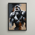 Abstract Gorilla Wall Art | Digital Download