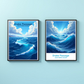 Drake Passage Southern Ocean Digital Print | Nautical Landscape Art