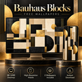 Bauhaus Blocks – Free 4K Wallpaper | Digital Download