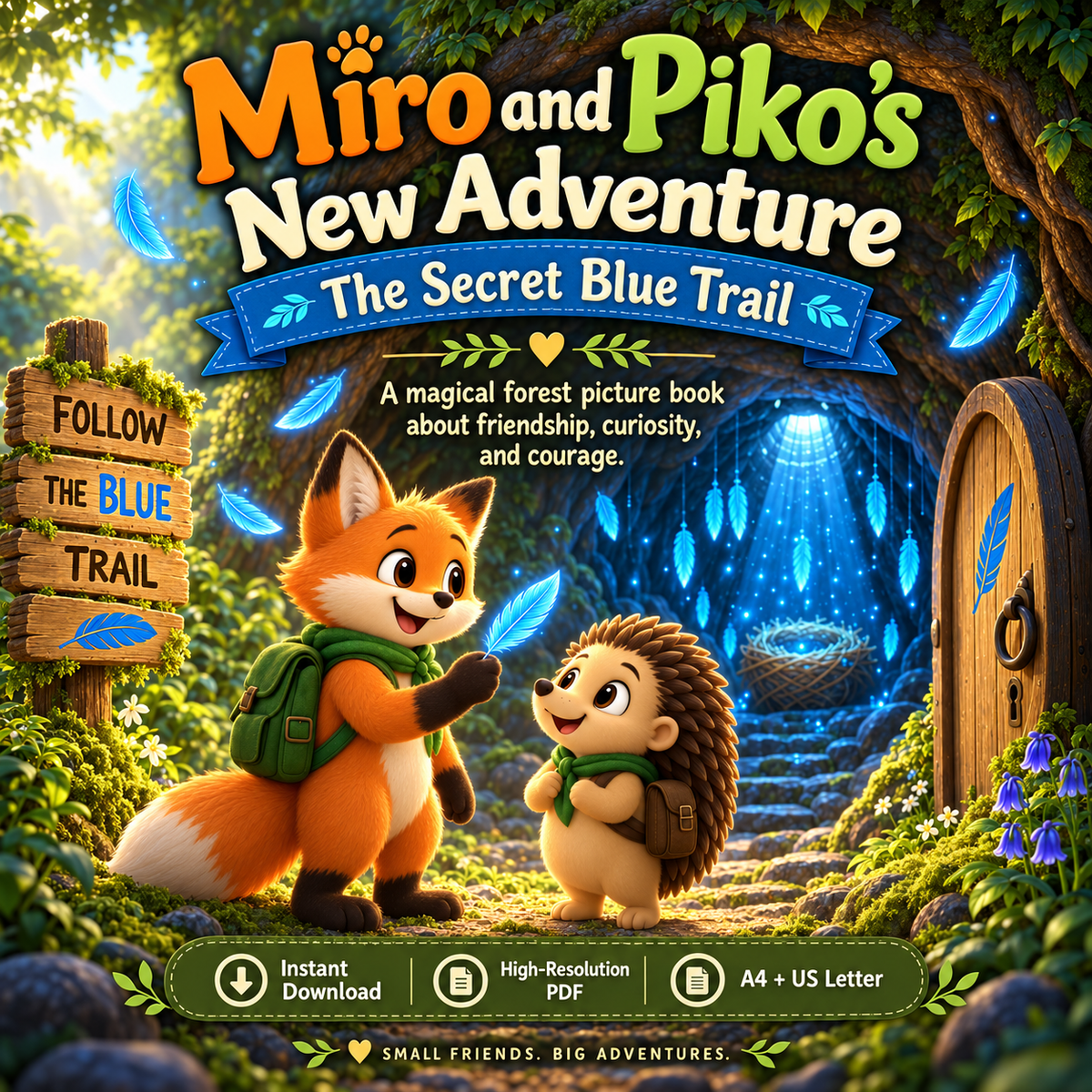 Miro and Piko — The Secret Blue Trail — Miro’s Adventures Book 3