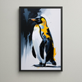 Abstract Penguin Wall Art Print | Digital Download