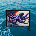 Colorful Watercolor Octopus Wall Art | Digital Download