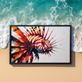 Abstract Lionfish Art Print | Digital Download