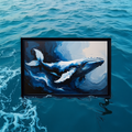 Abstract Humpback Whale Art Print | Digital Download