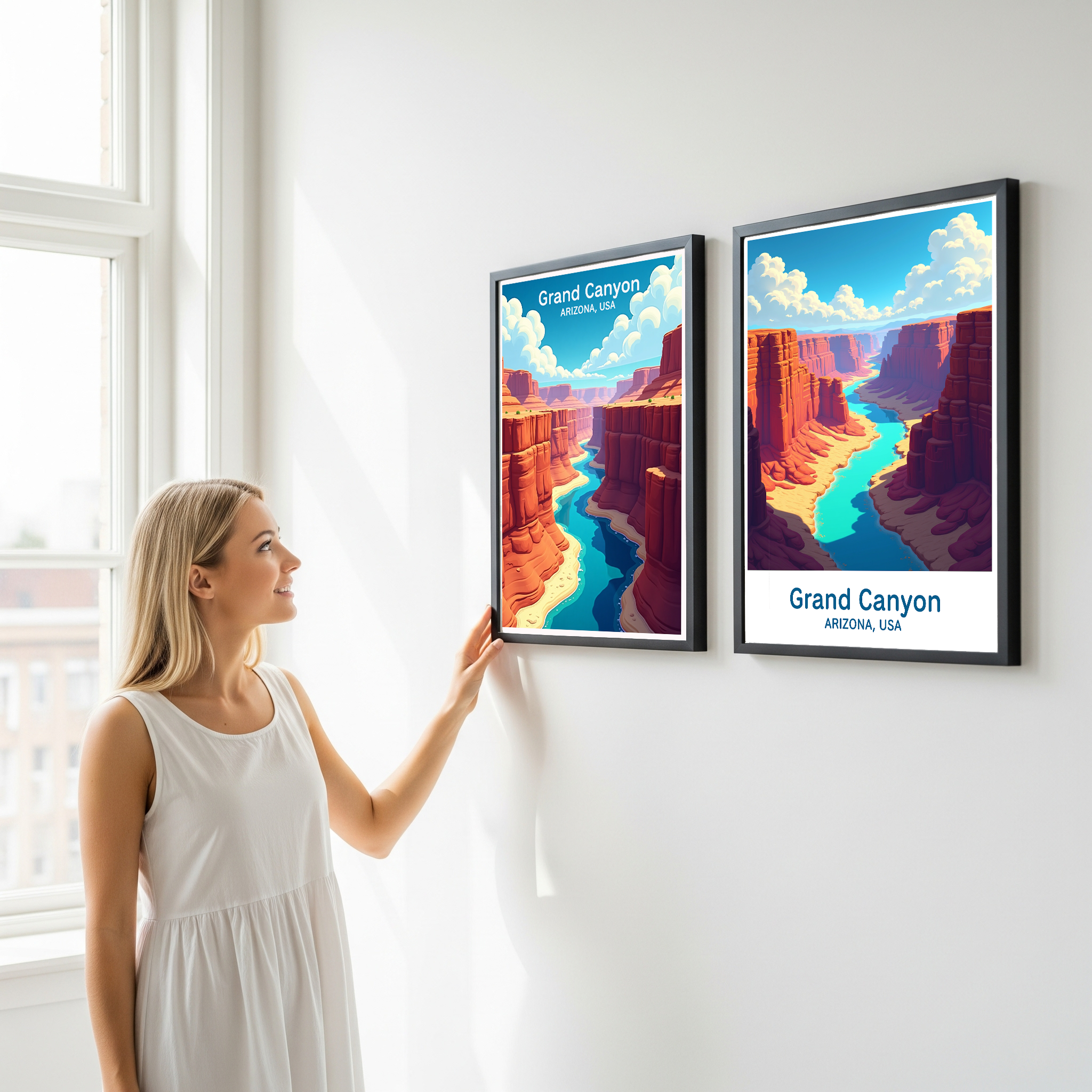 Grand Canyon Arizona Landscape Art Print | Digital Download