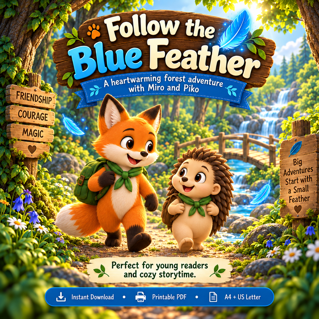 Miro and Piko — The Secret Blue Trail — Miro’s Adventures Book 3