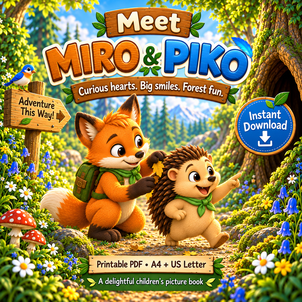 Miro and Mischievous Piko: Following the Blue Feathers — Miro’s Adventures Book 2