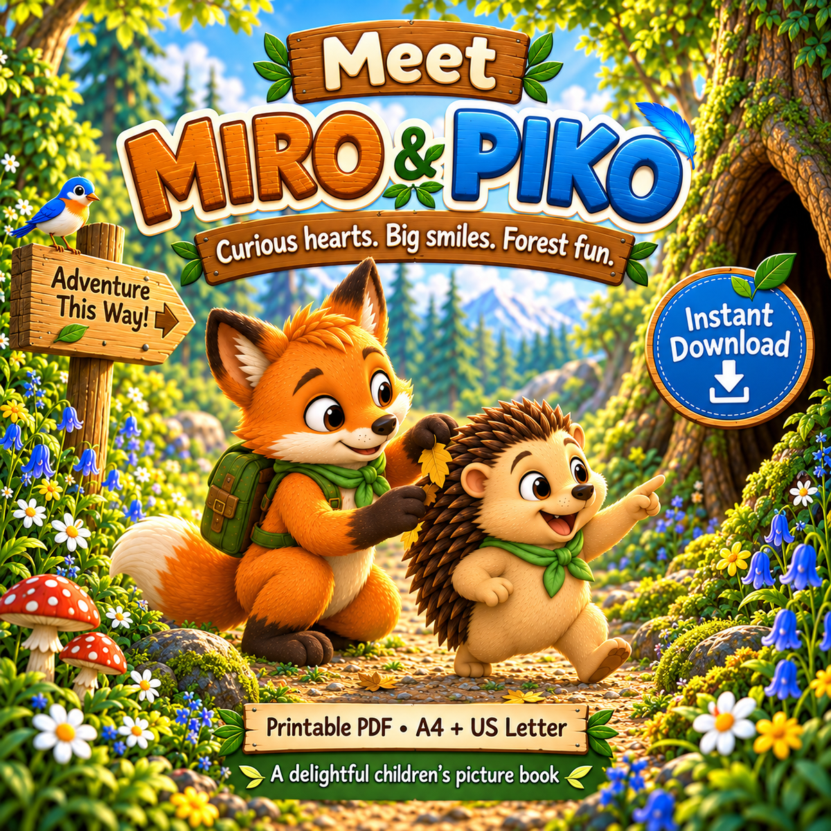 Miro and Mischievous Piko: Following the Blue Feathers — Miro’s Adventures Book 2