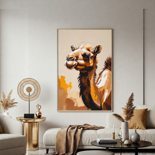 Abstract Camel Wall Art — alternate product preview