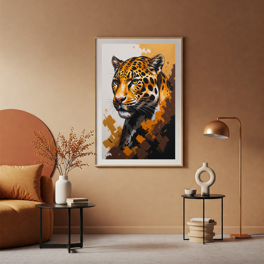 Abstract Jaguar II Wall Art | Digital Download