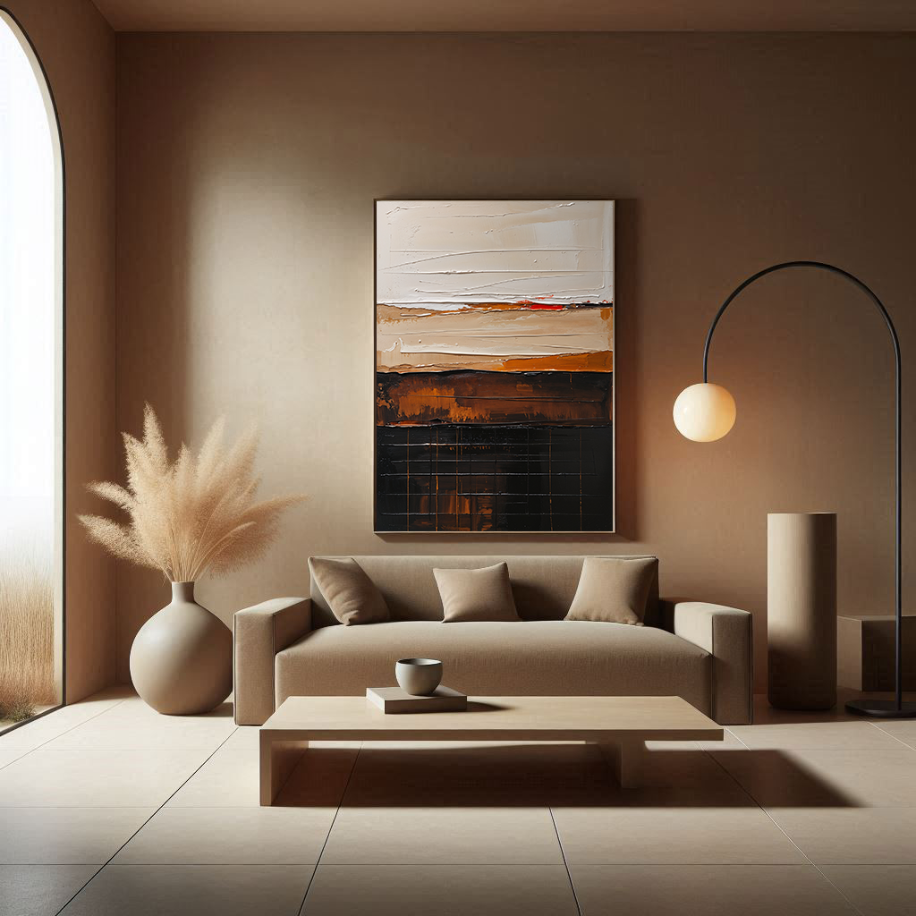 Abstract Textured Terrain Landscape Art | Digital Download