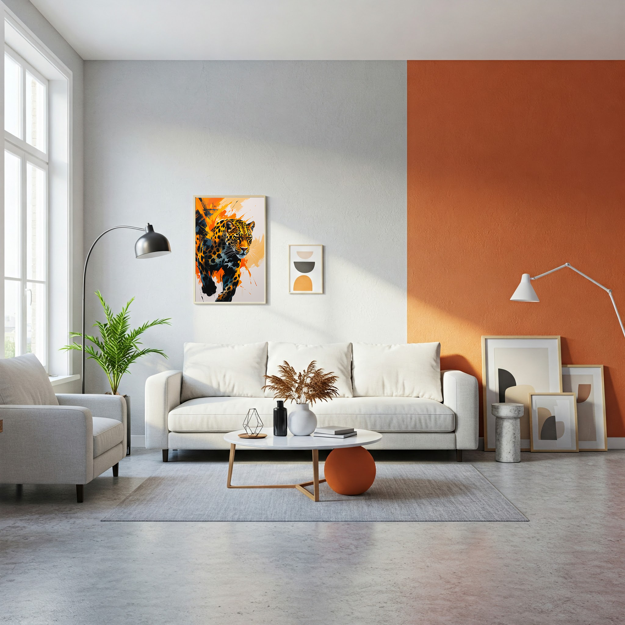 Modern Abstract Leopard Wall Art | Digital Download