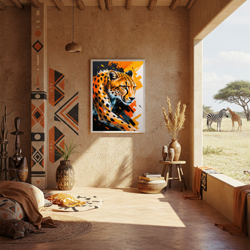 Abstract Cheetah Wall Art II — alternate product preview