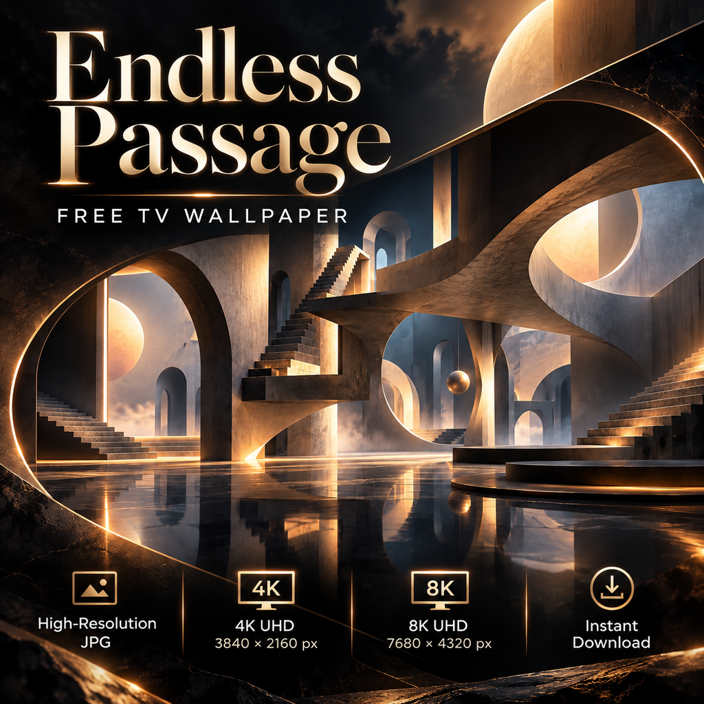 Endless Passage – Free 4K & 8K TV Wallpaper