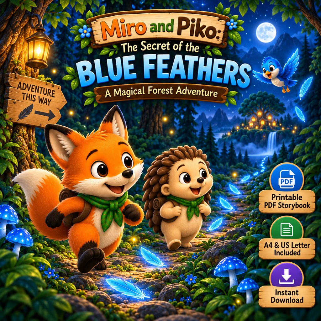 Miro and Piko — The Secret of the Blue Feathers — Miro’s Adventures Book 4
