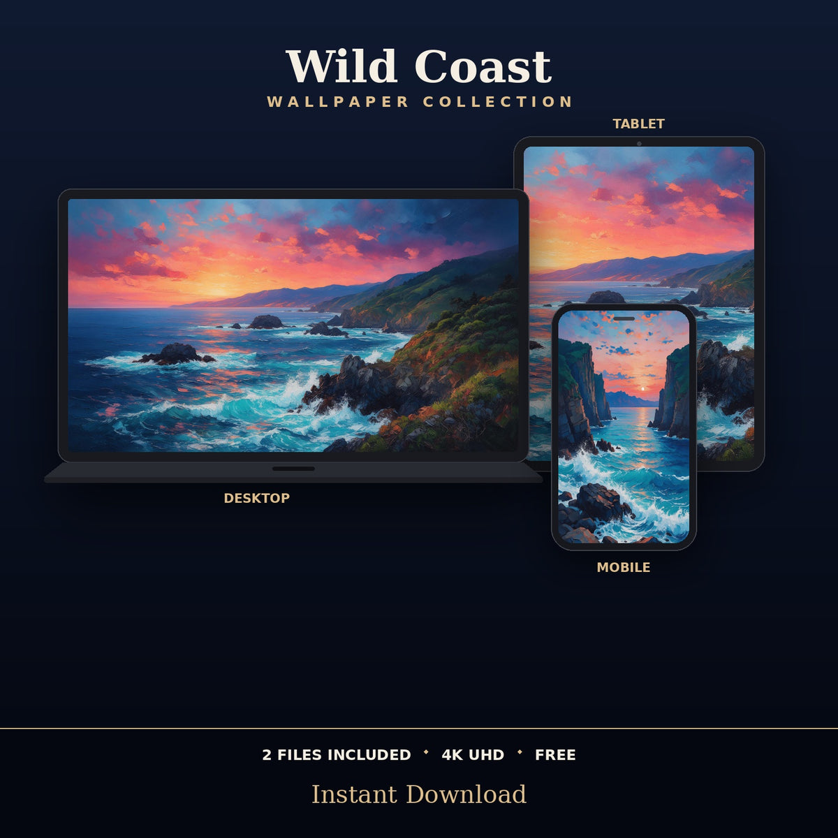 4K Wild Coast | Free Digital Download