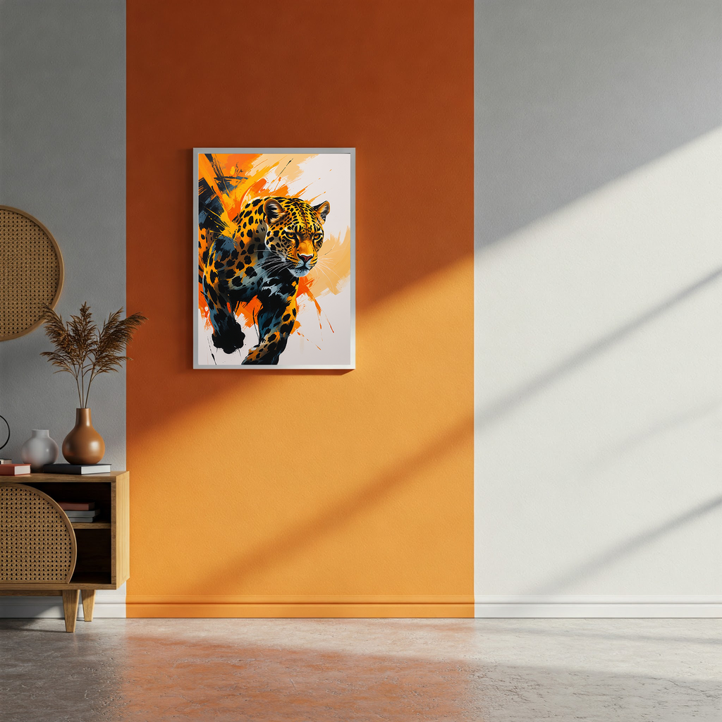 Modern Abstract Leopard Wall Art | Digital Download