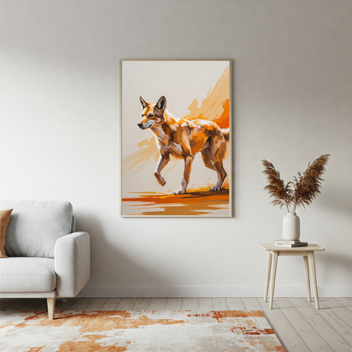 Abstract Dingo Wall Art | Digital Download