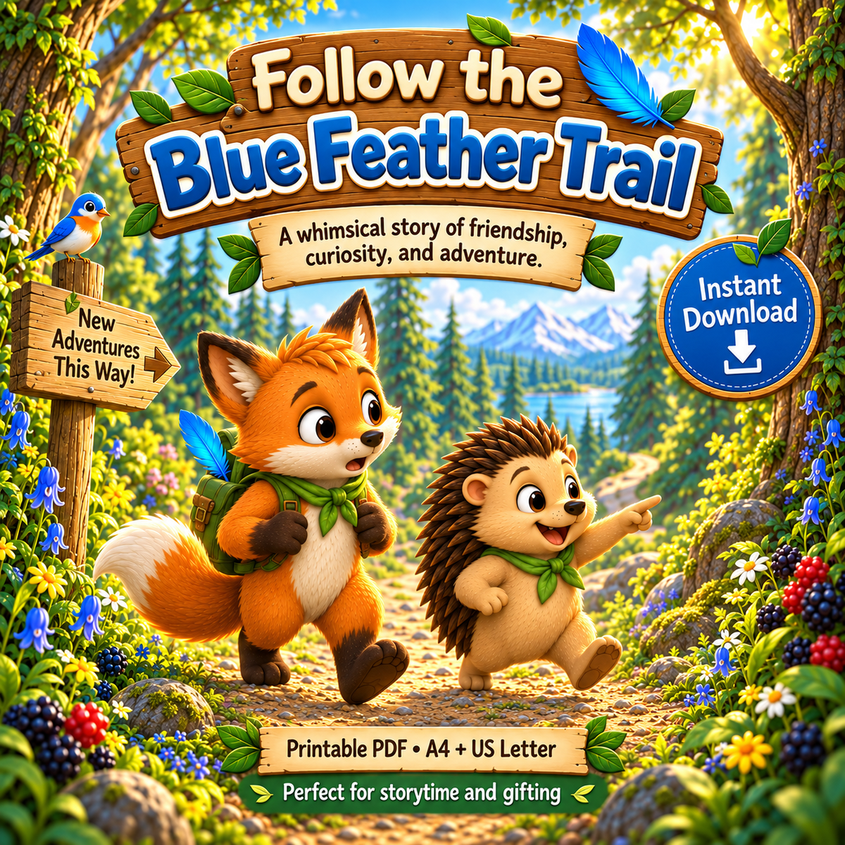 Miro and Mischievous Piko: Following the Blue Feathers — Miro’s Adventures Book 2