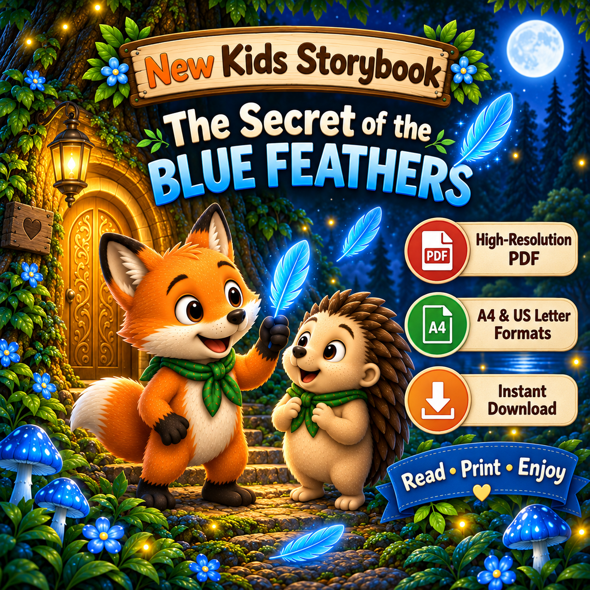 Miro and Piko — The Secret of the Blue Feathers — Miro’s Adventures Book 4