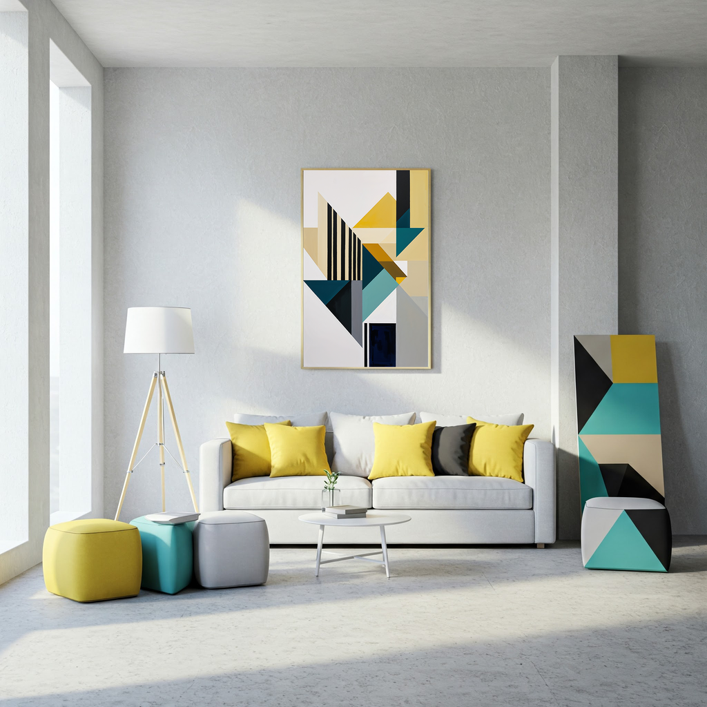 Abstract Geometric Art Print | Digital Download