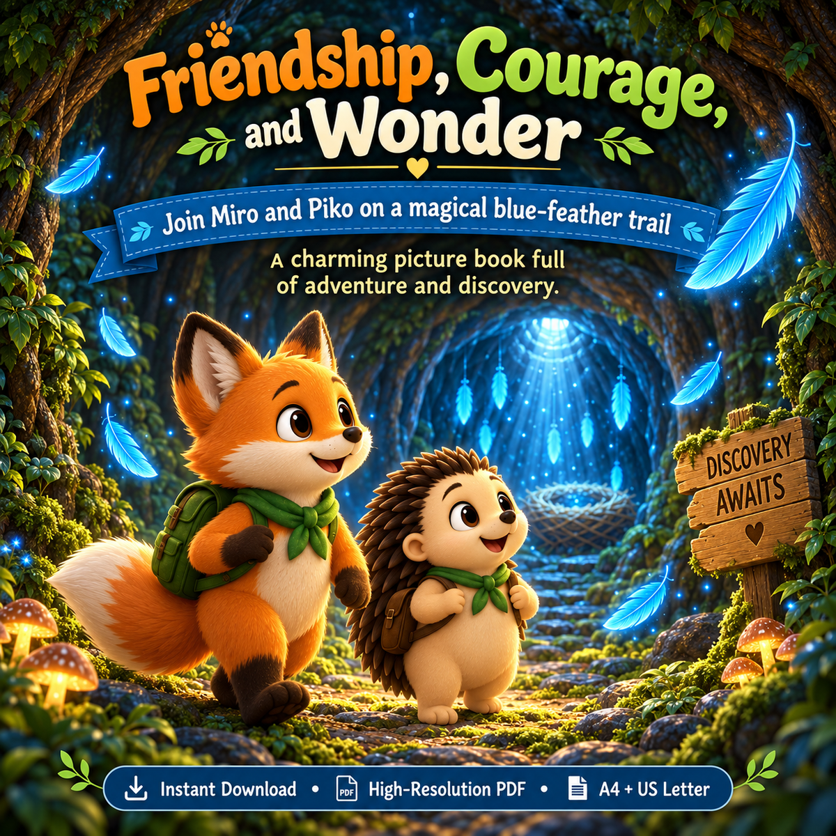 Miro and Piko — The Secret Blue Trail — Miro’s Adventures Book 3