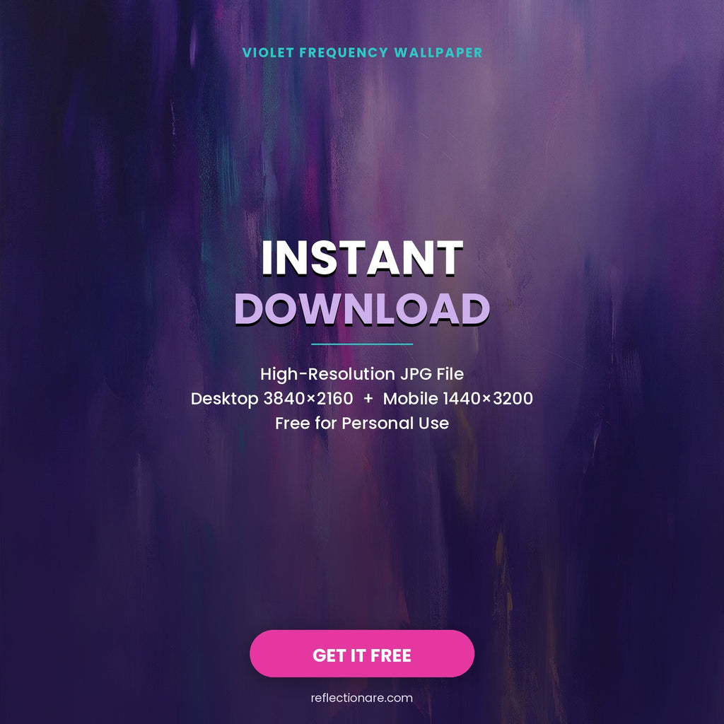 Violet Frequency instant download wallpaper preview