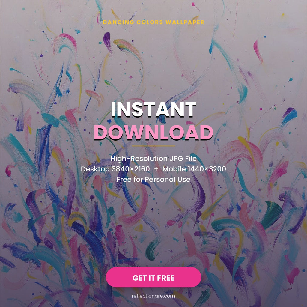 4K Dancing Colors free digital wallpaper gallery preview