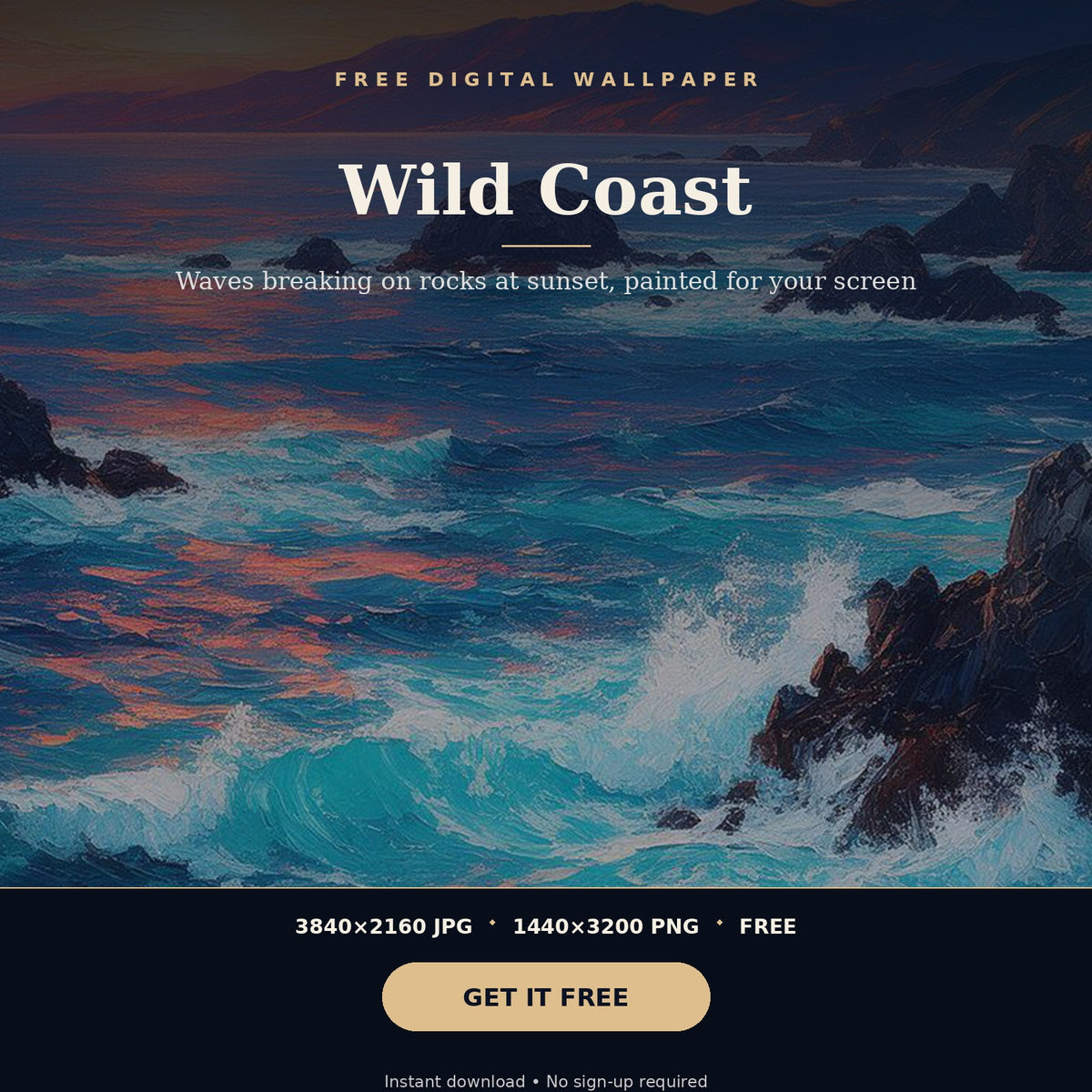 4K Wild Coast | Free Digital Download