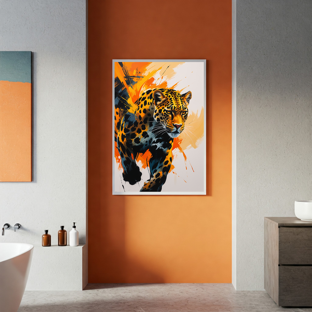 Modern Abstract Leopard Wall Art | Digital Download