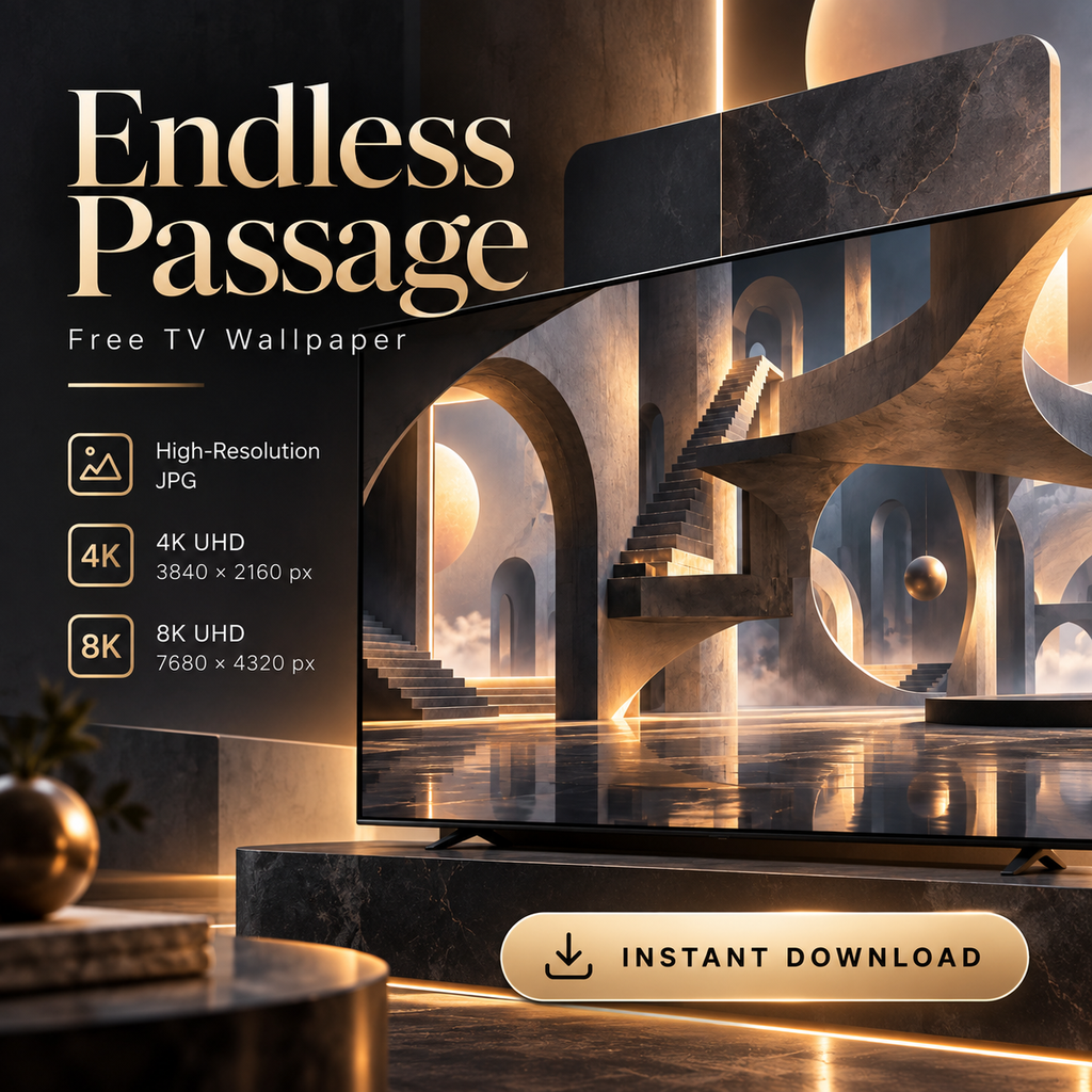 Endless Passage – Free 4K & 8K TV Wallpaper
