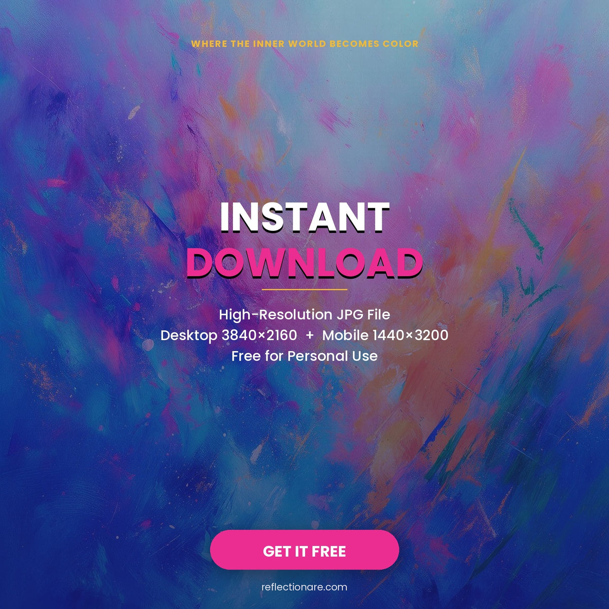 Where Inner World Becomes Color instant download wallpaper preview