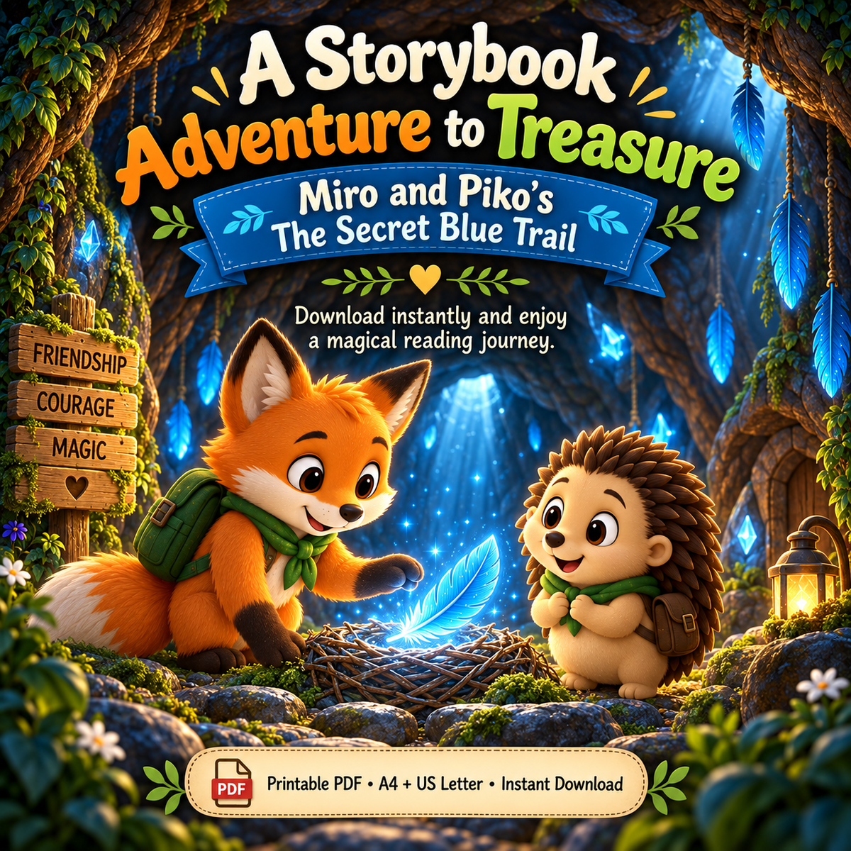 Miro and Piko — The Secret Blue Trail — Miro’s Adventures Book 3