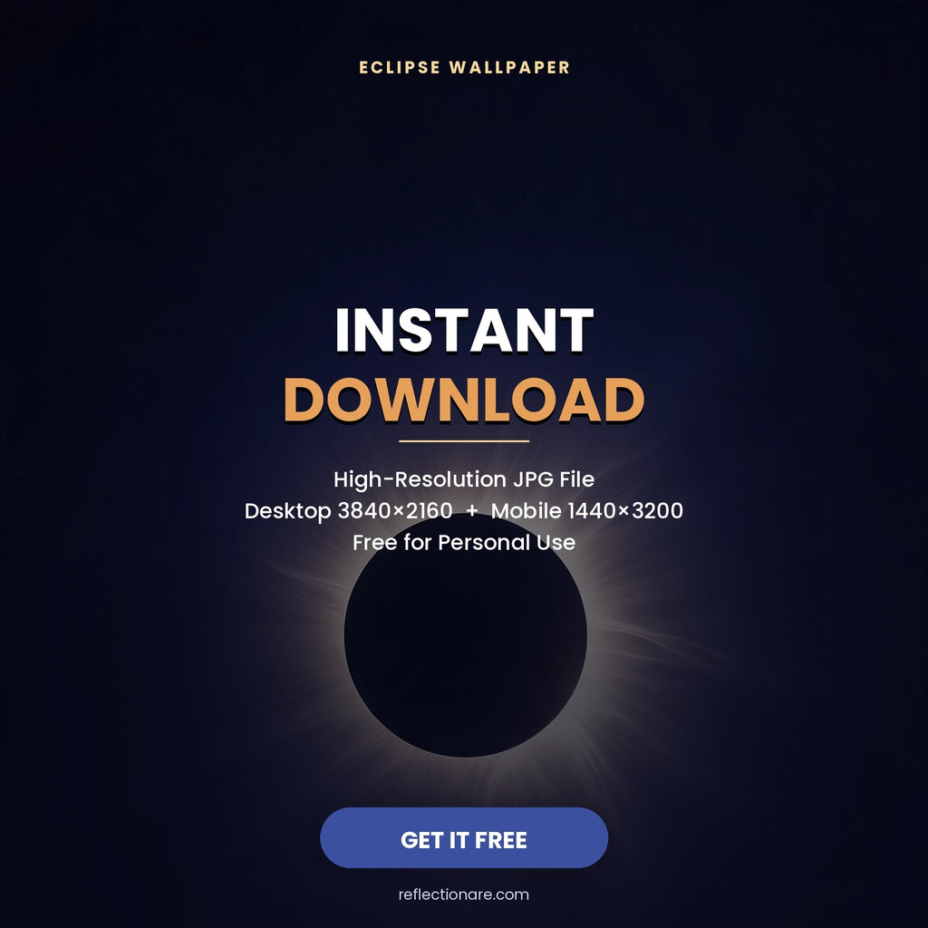 Eclipse instant download wallpaper preview with desktop and mobile resolutions