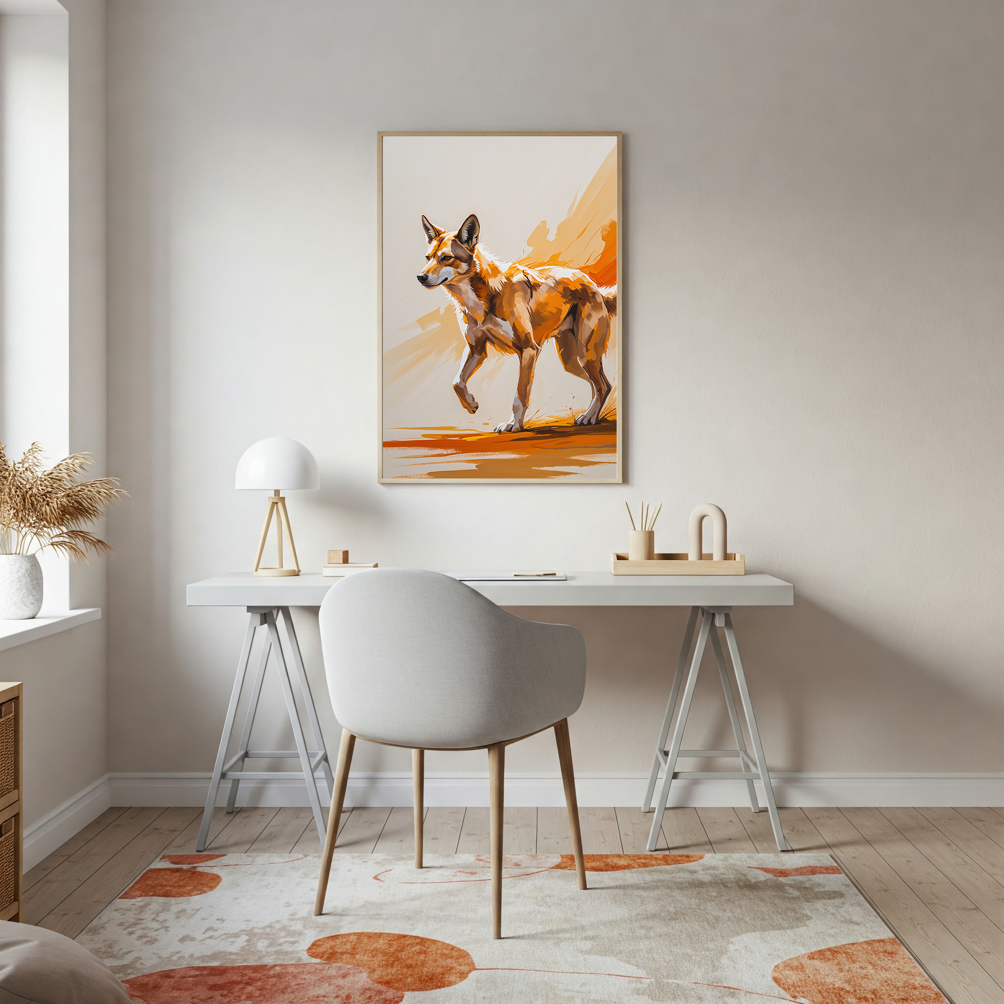 Abstract Dingo Wall Art | Digital Download