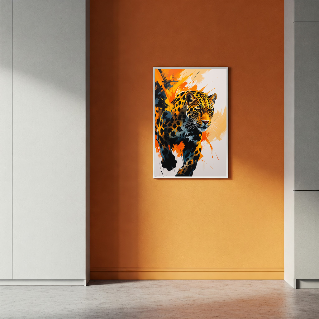 Modern Abstract Leopard Wall Art | Digital Download