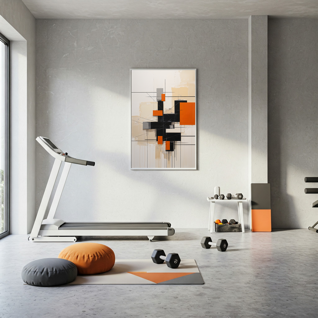 Abstract Geometric Modern Art Print | Minimalist Wall Decor