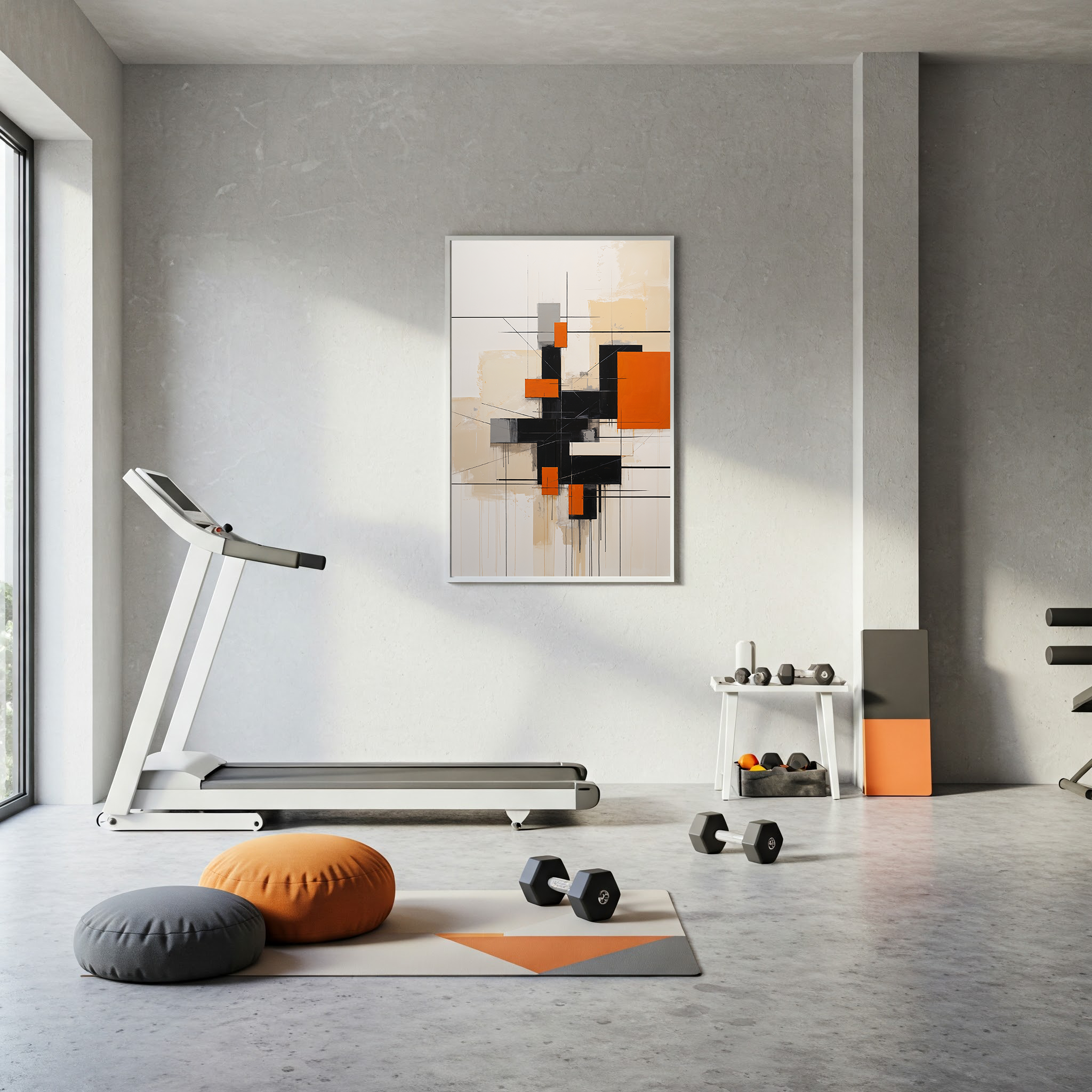 Abstract Geometric Modern Art Print | Minimalist Wall Decor